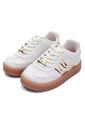 Tenis LifeStyle Niña Blanco-Dorado Molekinha de Molekinha