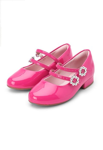 Zapato Casual Fucsia-Plateado Molekinha