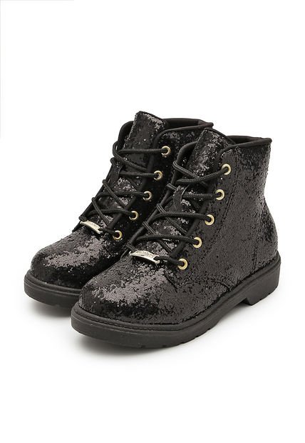 Bota Casual Negro Molekinha