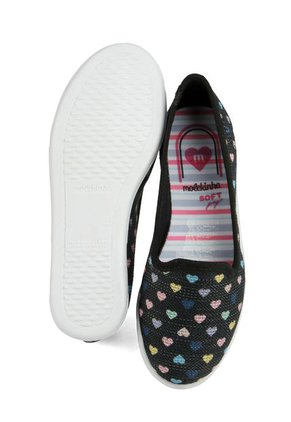 Baleta Negro-Multicolor-Blanco Molekinha