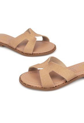 Sandalia Plana Infantil Niña Nude Molekinha