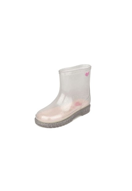 Bota Media Infantil Niña Cristal-Plata Molekinha