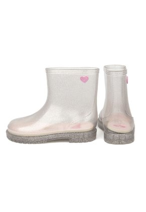 Bota Media Infantil Niña Cristal-Plata Molekinha