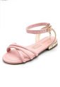 Sandalia Palo Rosa-Dorado Molekinha de Molekinha