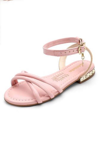 Sandalia Palo Rosa-Dorado Molekinha Molekinha