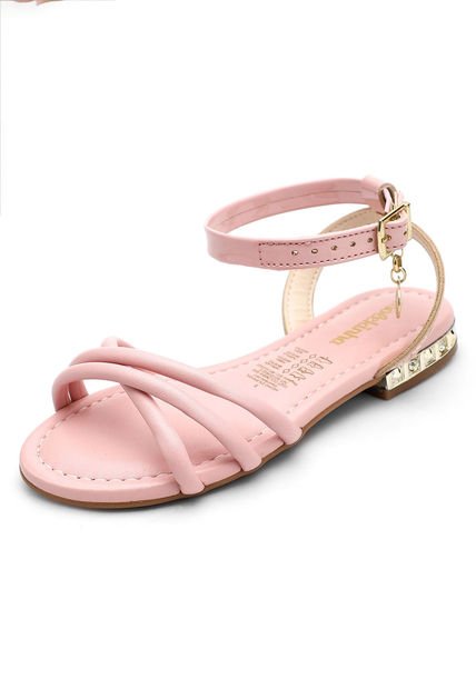 Sandalia Palo Rosa-Dorado Molekinha