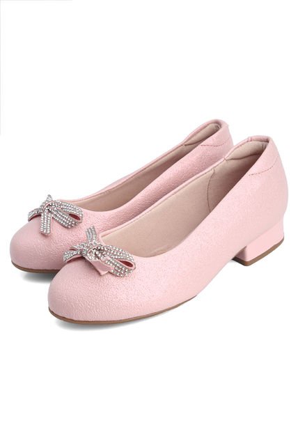 Baleta Rosa-Plateado Molekinha