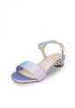 Sandalia Tacón Cristal  Multi Azul Molekinha de Molekinha