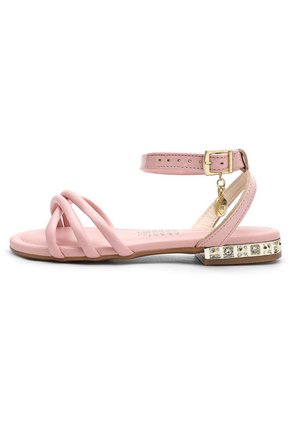 Sandalia Palo Rosa-Dorado Molekinha