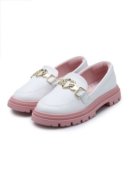 Mocasín Palo Rosa-Dorado Molekinha