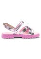 Sandalia Plataforma Lila Metalizado-Rosa-Fucsia Molekinha de Molekinha