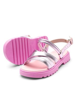 Sandalia Plataforma Lila Metalizado-Rosa-Fucsia Molekinha