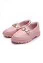 Mocasín Palo Rosa-Dorado Molekinha de Molekinha
