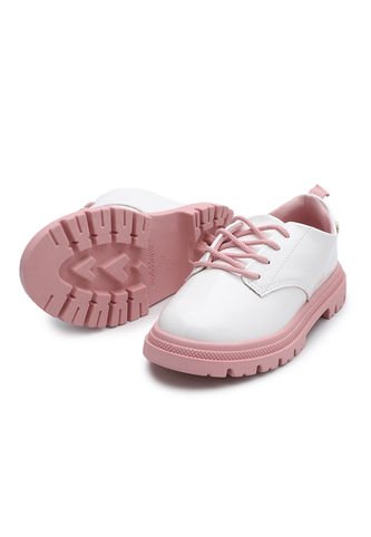 Zapato Casual Blanco-Rosa Molekinha Molekinha