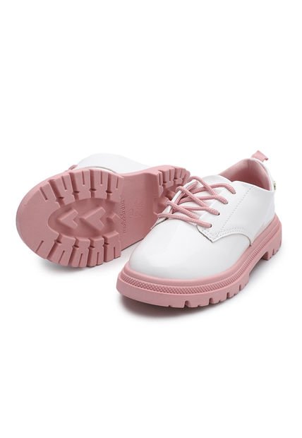 Zapato Casual Blanco-Rosa Molekinha