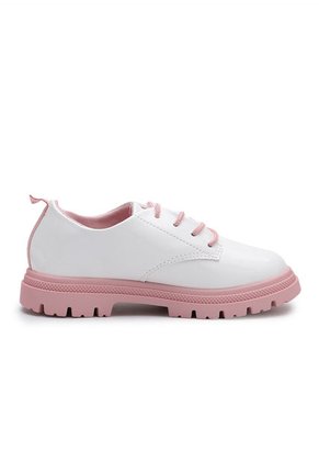 Zapato Casual Blanco-Rosa Molekinha