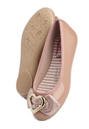 Baleta Nude-Dorado Molekinha