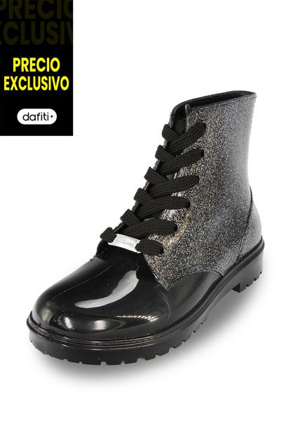 Bota Negro Glitter Molekinha