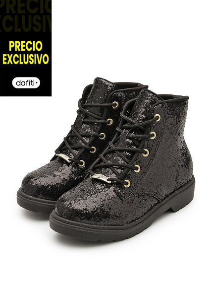 Bota Casual Negro Molekinha