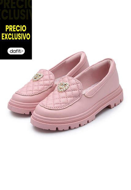 Mocasín Rosa-Dorado Molekinha