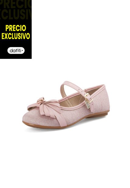 Baleta Rosa Plata Molekinha