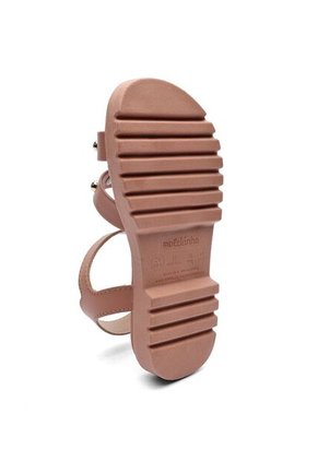 Sandalia Plataforma Baja Niña Nude-Dorado Molekinha