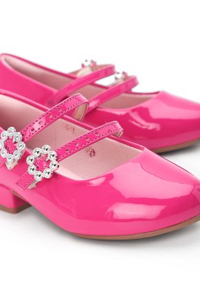 Zapato Casual Fucsia-Plateado Molekinha
