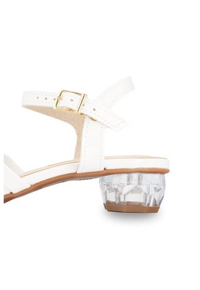 Sandalia Blanco -cristal Molekinha