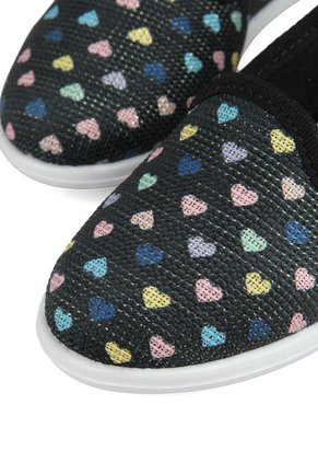 Baleta Negro-Multicolor-Blanco Molekinha