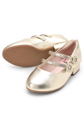Zapato Casual Dorado Molekinha