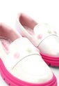 Mocasín Chunky Blanco-Tornasol-Magenta Molekinha de Molekinha