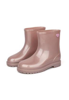 Bota Media Infantil Niña Rosa Perolizado Molekinha