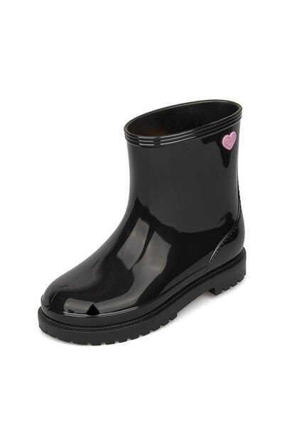 Bota Media Infantil Niña Negro Molekinha