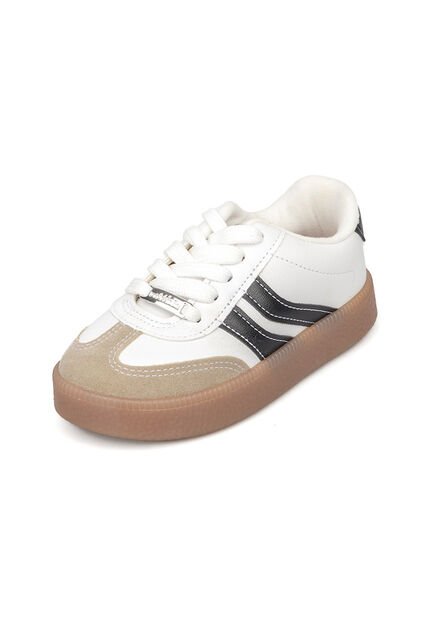 Tenis LifeStyle Blanco-Negro Molekinha