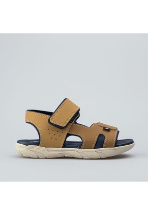 Sandalia Camel-Azul Molekinho