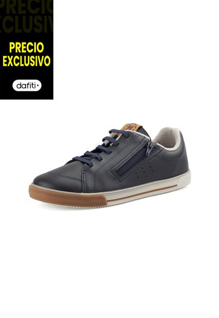 Tenis Lifestyle Azul-Camel Molekinho
