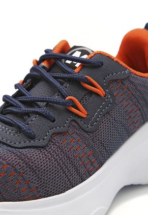 Tenis Lifestyle Azul-Blanco-Naranja Molekinho