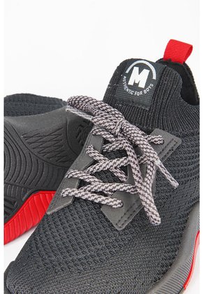 Tenis Lifestyle Negro - Rojo  Molekinho