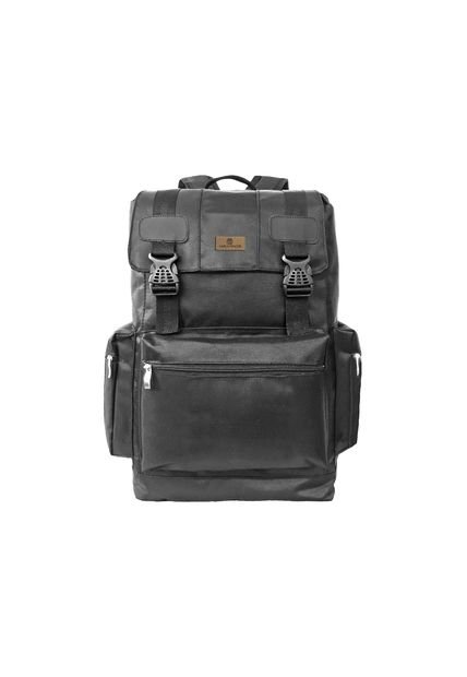 Morral Mochila Bolso Tula Viajera  Camping Noah Negro
