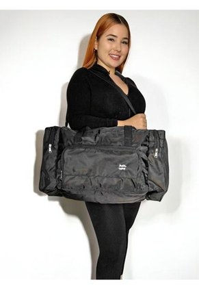 Maletin Bolso Deportivo Unisex Pequeño Comodo Gym Liam Negro