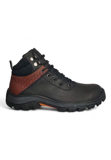 Botas En CUERO Para Hombre Marca Monserrate Ref Pradera Color Negro