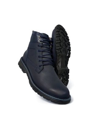 Botas En CUERO Para Hombre Marca Monserrate Ref Bisonte Color Azul