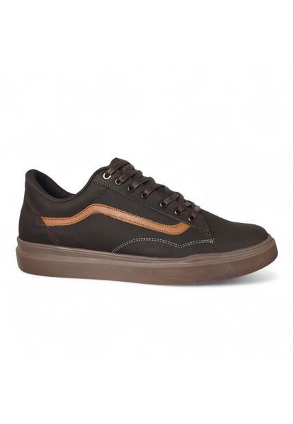 Tenis En CUERO Para Hombre Marca Monserrate Ref Pardo Color Café