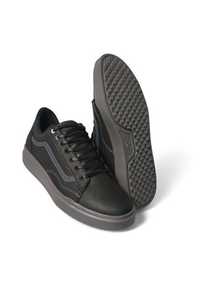Tenis En CUERO Para Hombre Marca Monserrate Ref Pardo Color Negro