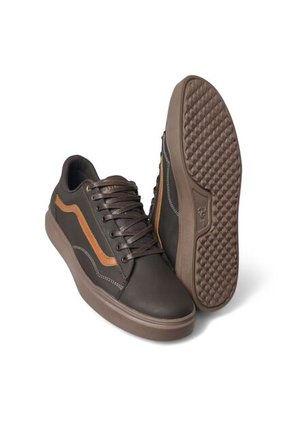 Tenis En CUERO Para Hombre Marca Monserrate Ref Pardo Color Café