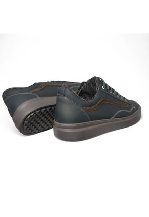 Tenis En CUERO Para Hombre Marca Monserrate Ref Pardo Color Gris