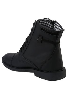 Botas En Cuero Para Hombre Color Negro Marca Monserrate Ref. Oakland