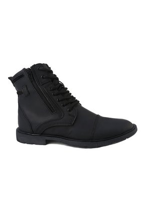 Botas En Cuero Para Hombre Color Negro Marca Monserrate Ref. Oakland