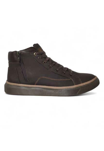 Tenis En CUERO Para Hombre Marca Monserrate Ref. Huracán Color Café
