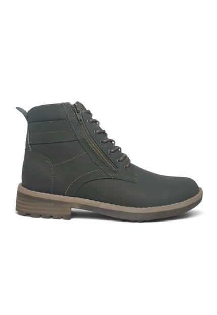 Botas En CUERO Para Hombre Marca Monserrate Ref Quechua Color Verde